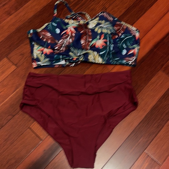 Zaful Tropical Bikinis set - Picture 2 of 8